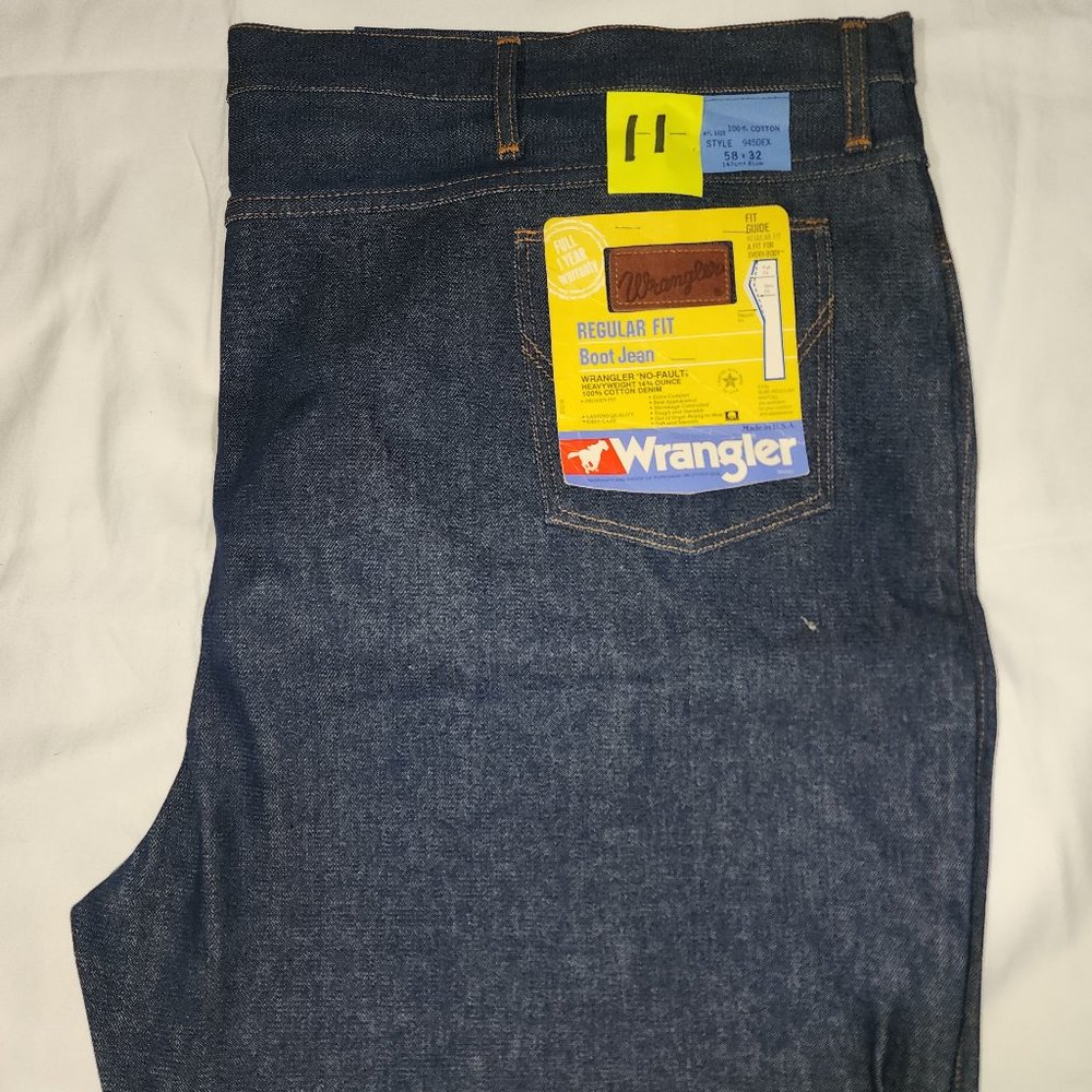 Wrangler Regular Fit Boot Jean 58 x 32
